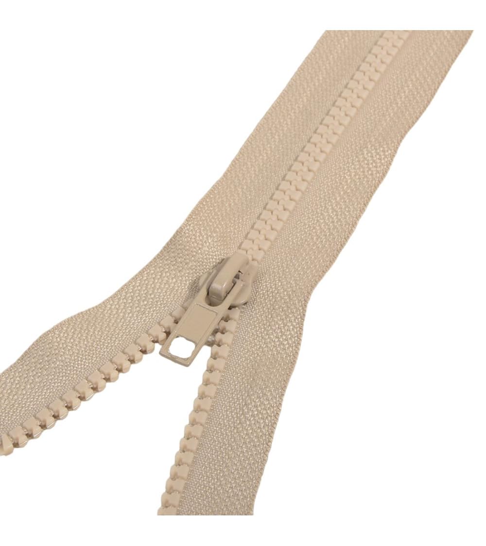 M & C Zip Fastener Beige 55 cm Anorak Jacket