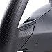 Car Steering Wheel Cover Microfiber Leather Stitch Wheel Wrap Fit for Nissan Almera N16 2001-2006 Pathfinder 2003-2004 Primera P12,Black