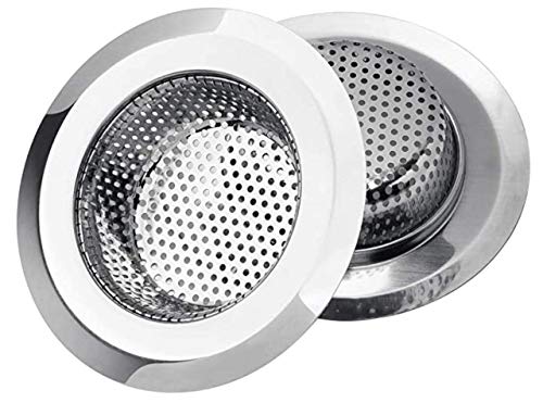 Colador de acero inoxidable para cocina, 2 piezas 4.5"