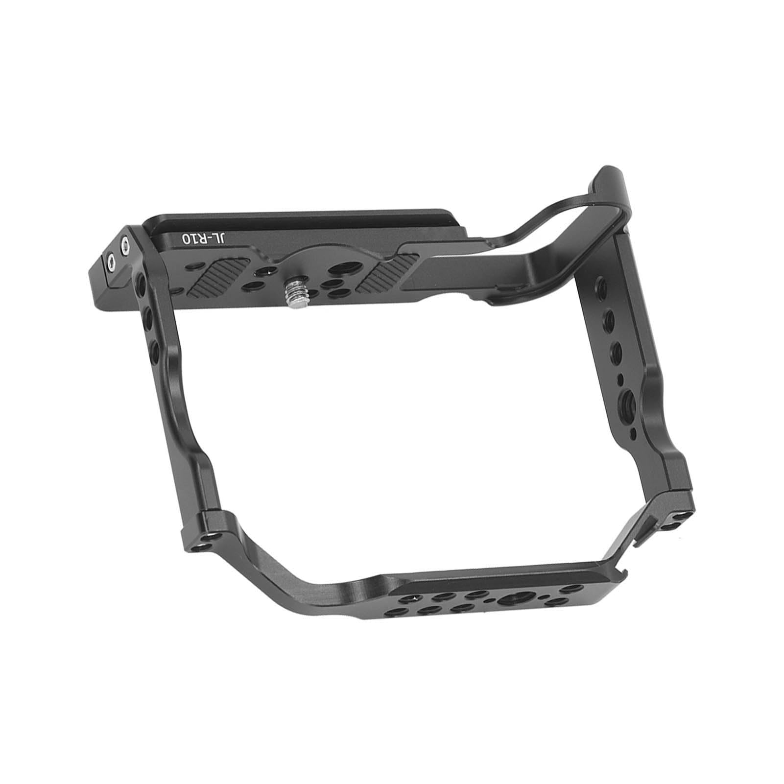 CHICIRIS Gabbia per Fotocamera per Rig Cinematografico R10 con Funzione Antiscivolo, Fori per Viti da 1/4" e 3/8", Lega di Alluminio Leggera