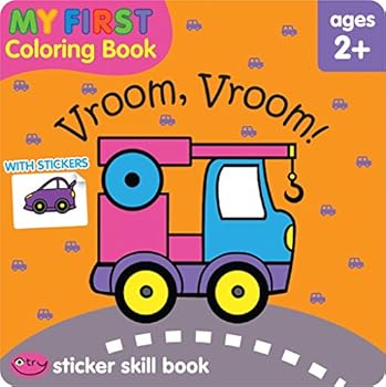Paperback Vroom, Vroom! (My First Coloring Book) Book