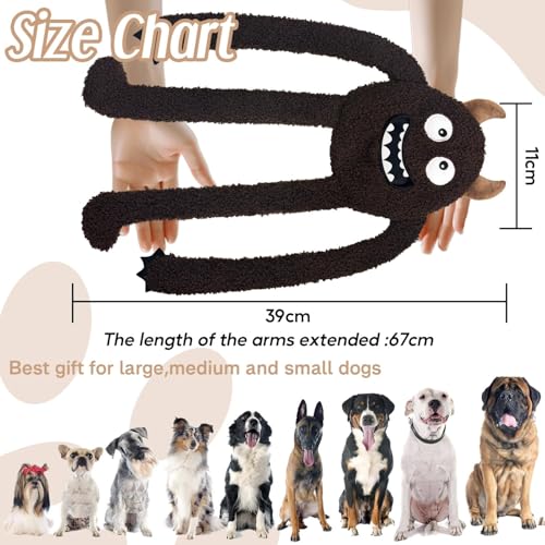 Hundespielzeug Kleine Hunde - Langlebiges Welpenspielzeug Kauspielzeug Hund Spielzeug Plüsch Kuscheltier Dog Toys Intelligenz (Faultier B)