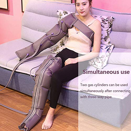 Masseur de compression d'air jambe et taille avec pompe de physiothérapie