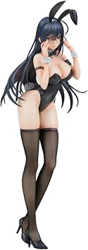 Black Bunny Aoi & White Bunny Summer Bud Figure Original Character 1/6 Scale PVC Anime Pre-Painted Complete Figureine (Black Bunny Aoi)