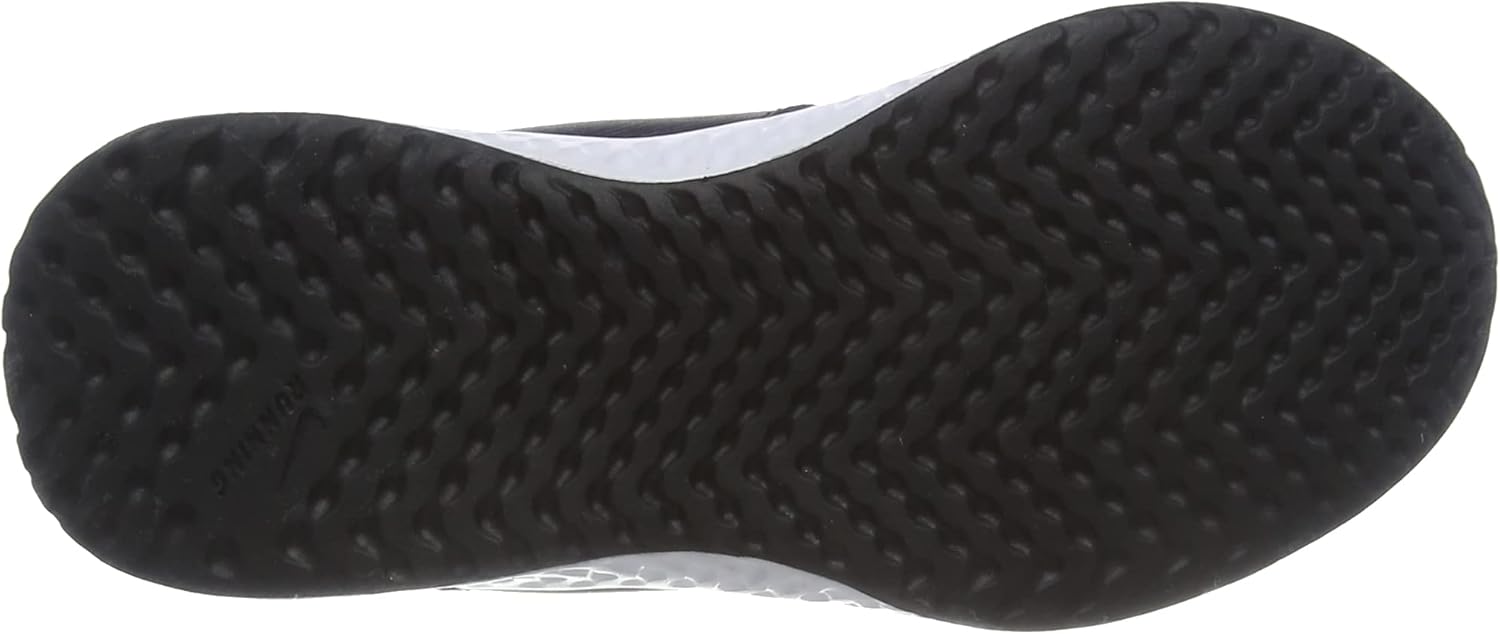 Nike Unisex-Child Revolution 5 Grade School Running Shoe Big Kid (8-12 Years) 3.5Y Regular US Big Kid Black/White/Anthracite