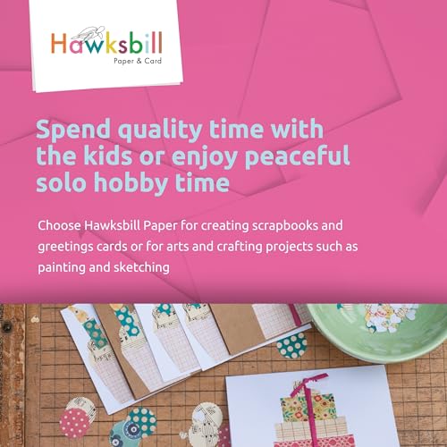 Hawksbill 225GSM A4 White Card Stock 50 Pack Premium Smooth Thick Cardstock for Arts Craft Home and Office Use - Image 4