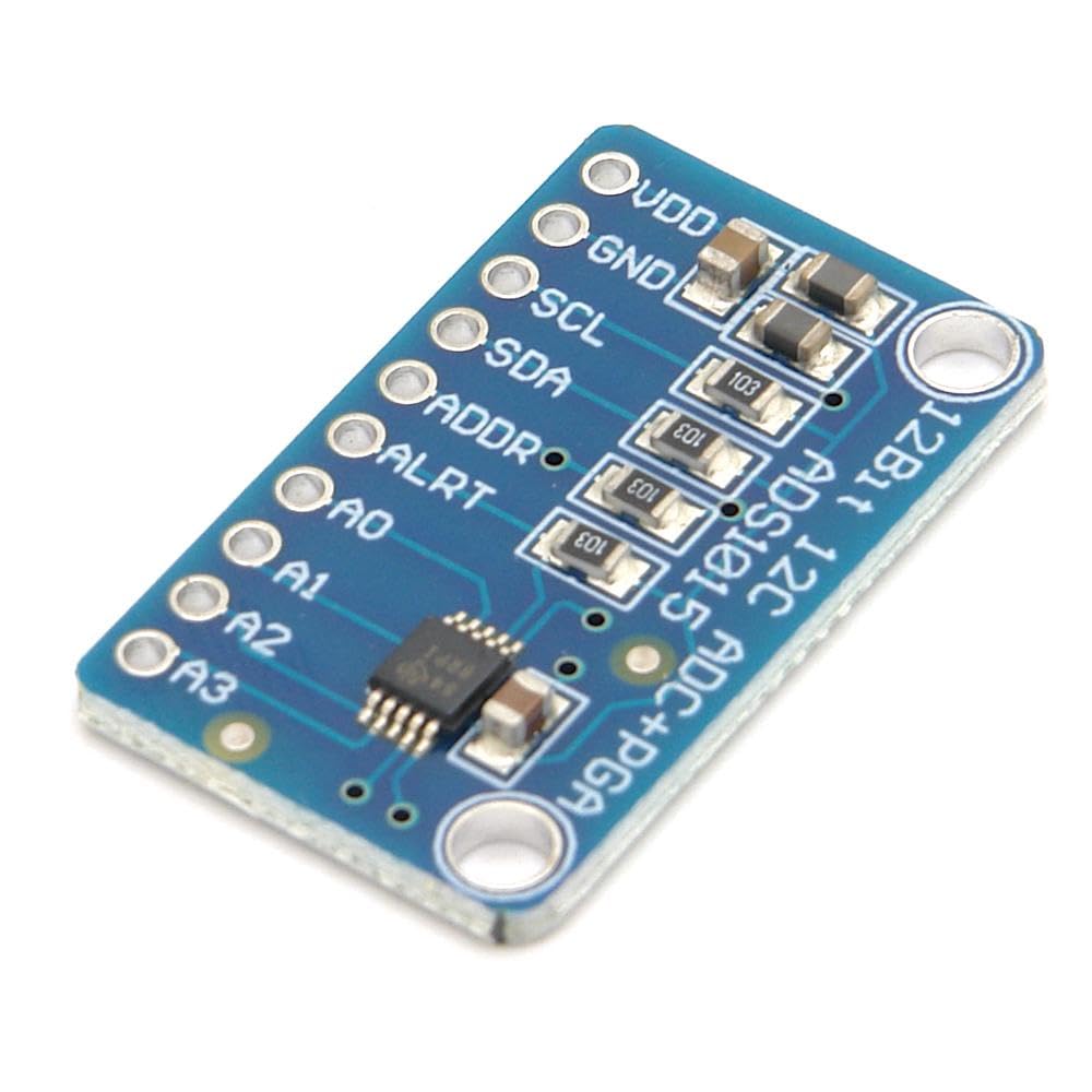 BerryBase ADS1015 4-Kanal 12 Bit AD Wandler Breakout Board