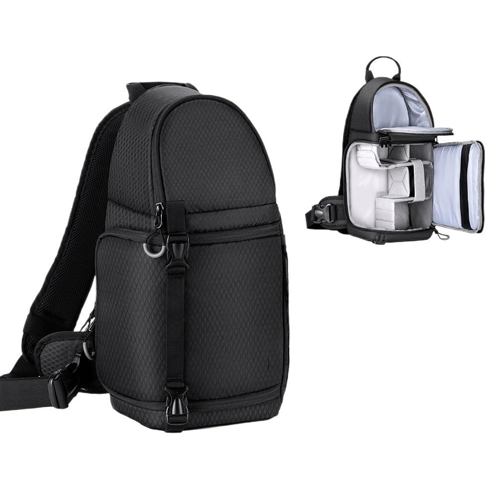 Borsa Reflex Borsa fotografica portatile a tracolla singola Zaino multifunzionale con capacità impermeabile Borse for obiettivi DSLR Fotografia