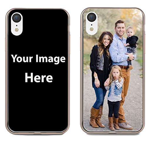 Custom Phone Case for iPhone XR, Personalized Custom Picture Phone Case -Customizable Slim Soft and Hard tire Shockproof Protective Anti-Scratch Phone Cover Case- Make Your Own Phone Case