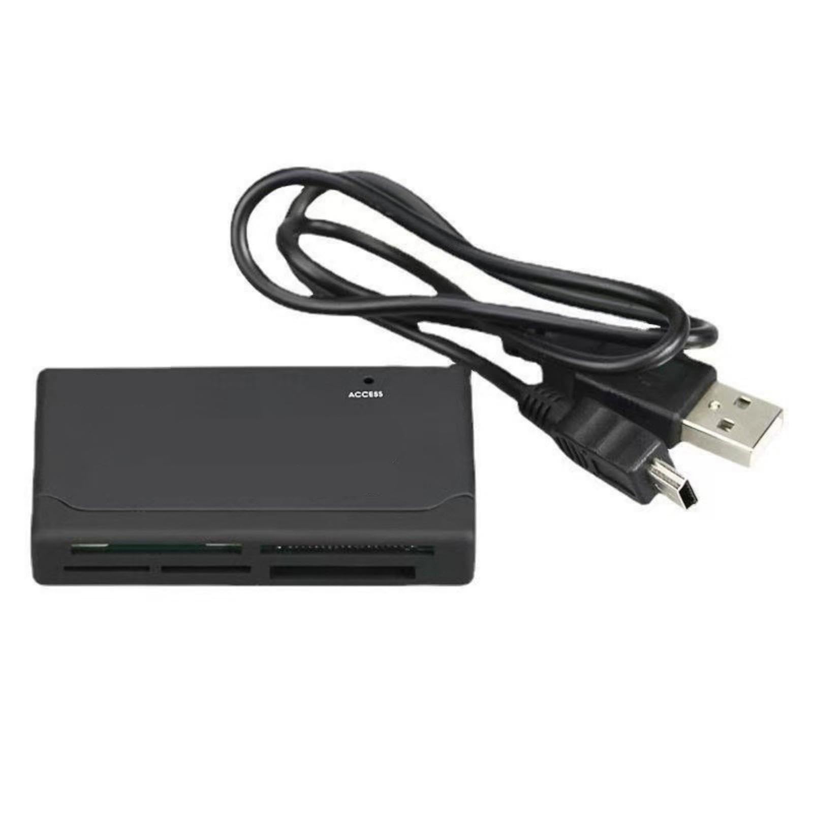 Kalttoy 6 in 1 USB Card Reader MS TF Memory Card Viewer Computer Tablets Laptop Data Transfer Adapter with Data Cable Reader for MS