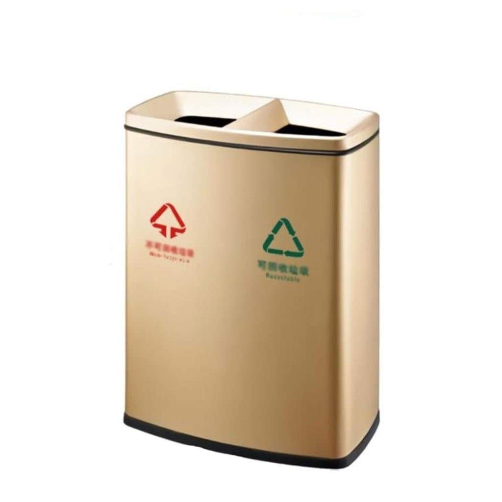 Buy Dustbin Large Stainless Steel 2 In 1 In/Outdoor Dustbins with Inner