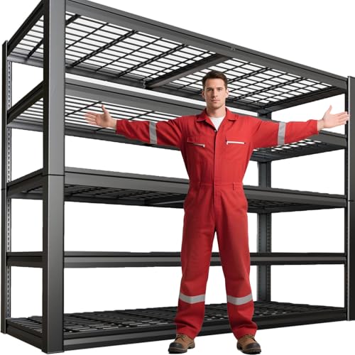SKZNSA 5-Tier Storage Shelves, 68" W Garage Shelving Heavy Duty
