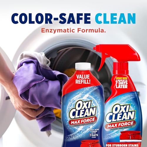 OxiClean Max Force Laundry Stain Remover Spray Refill, 48 fl oz - image 7