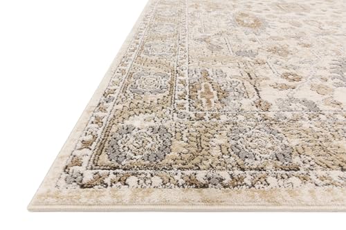 Image of Loloi Teagan Ivory /Sand 6'-7 inch x 9'-2 inch Area Rug
