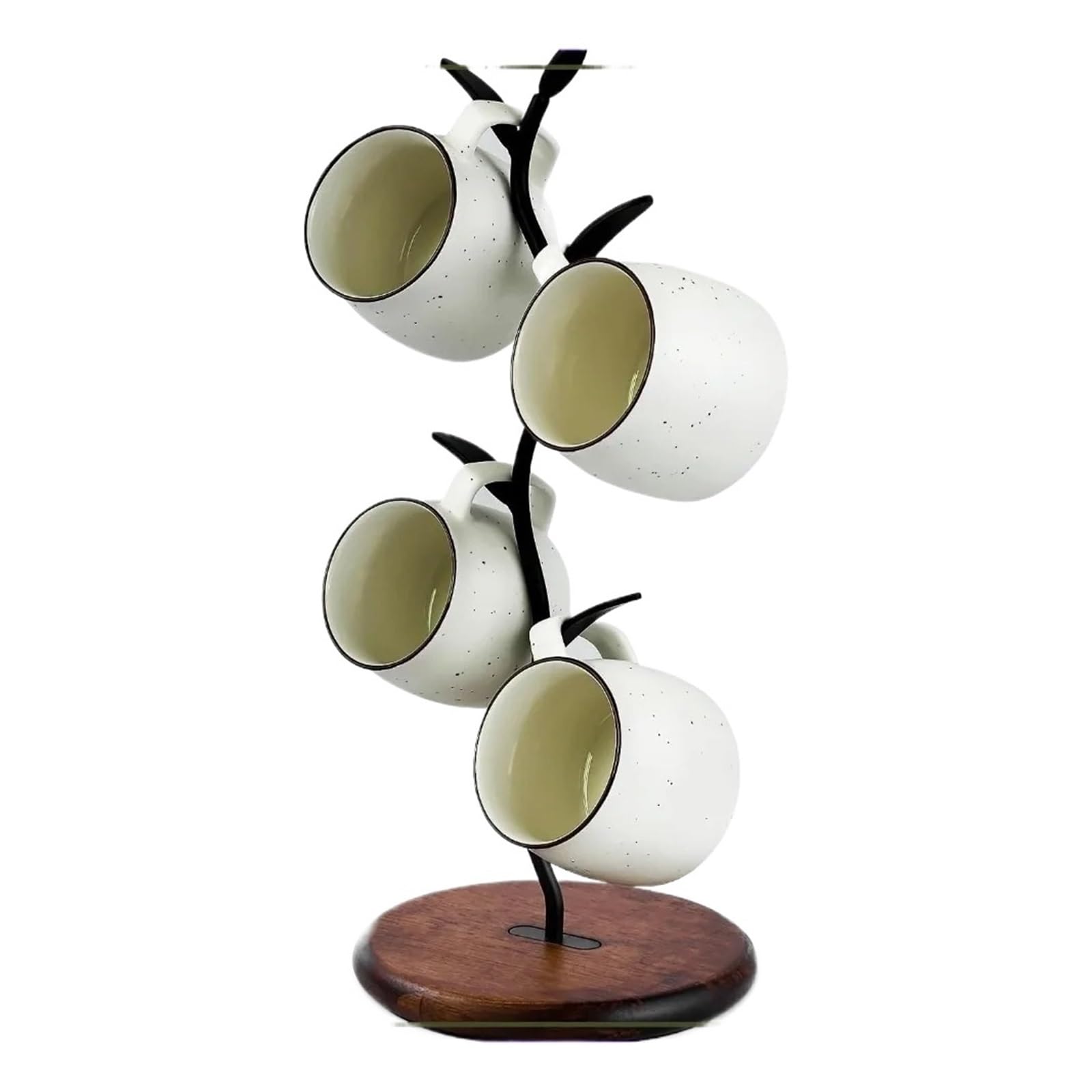 Yonmledo One Color Mug Stand Coffee Mug Tree, Countertop Mug Holder, Cups Storage Rack, Mugs Stand For Kitchen Organizer