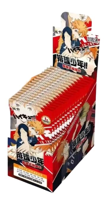 Haikyu!! | Anime Collectable Trading Card | Sealed Box | Japanese Edition | For Collectors 15+ Years | Haikyuu!! Volleyball Boy Design E