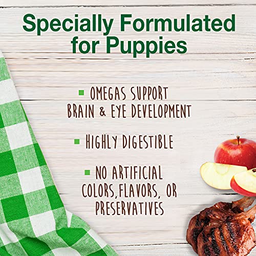 Image of Nylabone Healthy Edibles Puppy Dog Treats, Lamb & Apple Flavor, 12 Count