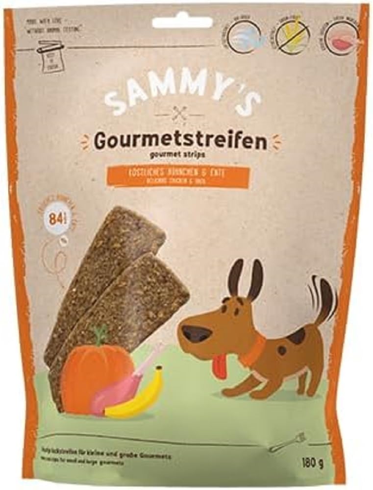 Sammy´s paski dla smakoszy kurczak i kaczka, 180 g