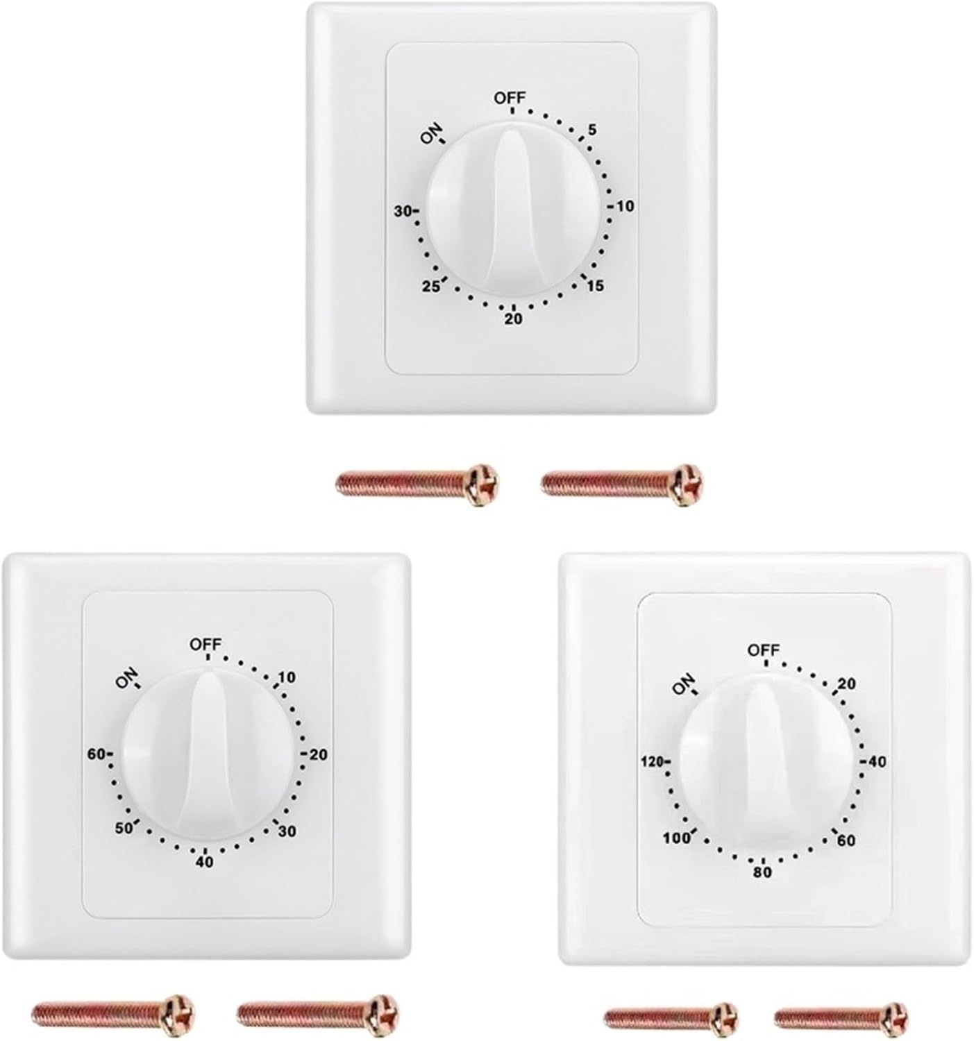 1pcs Controller Mechanical Timer Switch AC 220V 30/60/120 Min Intelligent Timer(60min)