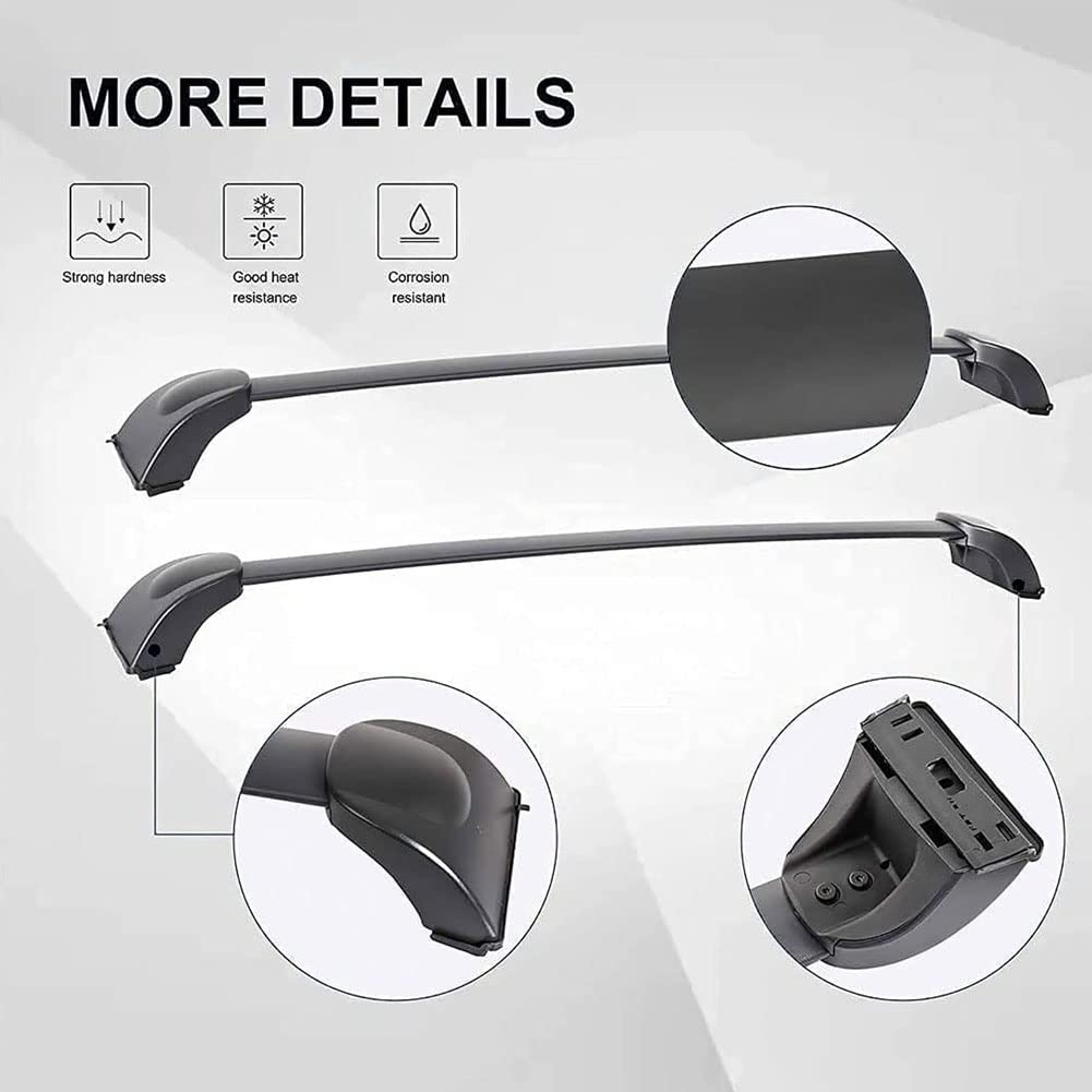 Bagażnik dachowy do samochodu Poprzeczki poprzeczne, Auto poprzeczka Szyny nośne Bagażnik dachowy Top Racks Aluminiowy rowerowy bagażnik dachowy do Cargo Top Ski Snowboard