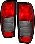 VIPMOTOZ For 1998-2004 Nissan Frontier Pickup Truck OE-Style Red Lens Tail Light Housing Lamp Assembly Replacement Driver & Passenger Side