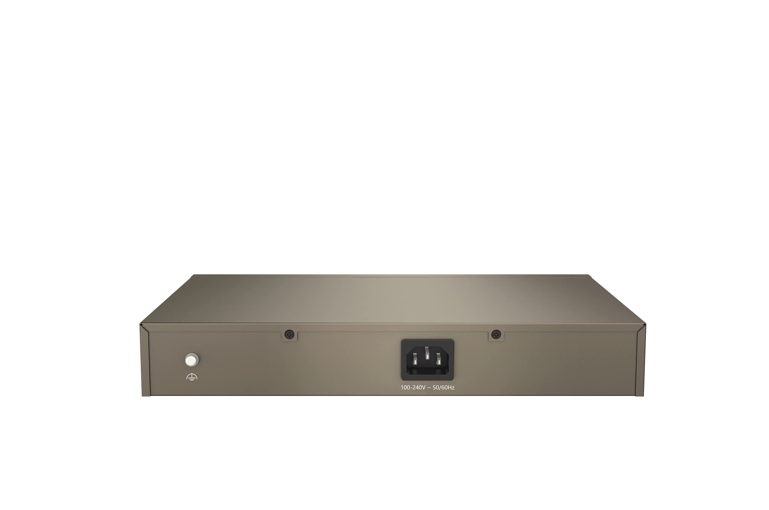 Tenda TEG5312F Switch Ethernet Gigabit Managed L3, 10 Porte Gigabit Base-T Ethernet con 2 Porte Gigabit Base-X SFP, QoS, Difese da Attacchi Multipli, Desktop e Montato su Rack, Struttura in Acciaio
