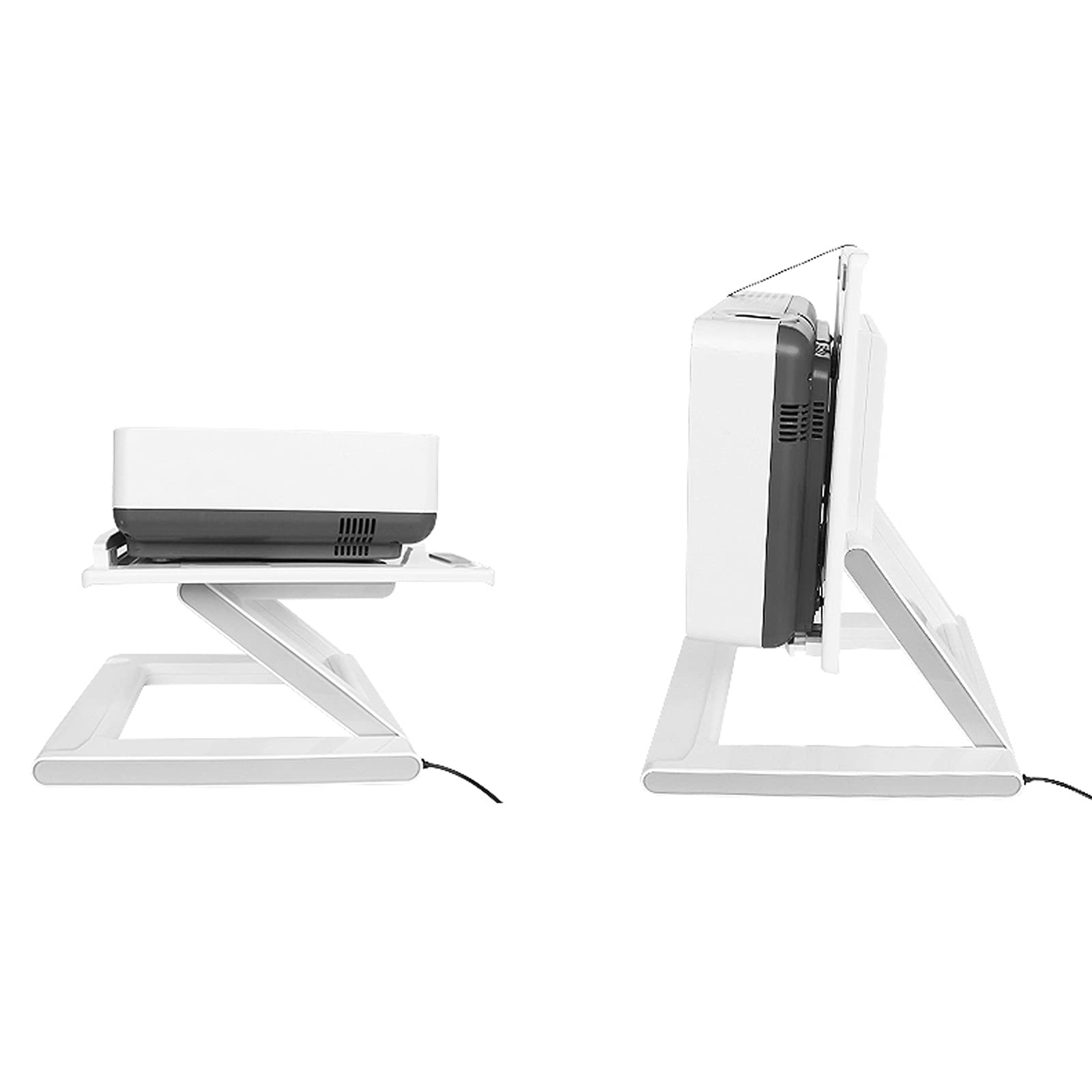 Stand del Proiettore, Supporto Regolabile Supporto per laptop pieghevole del proiettore Stand con altezza regolabile Perfetto per ufficio Home Studio 11LB Capacità di carico Supporto all'aperto per Pa