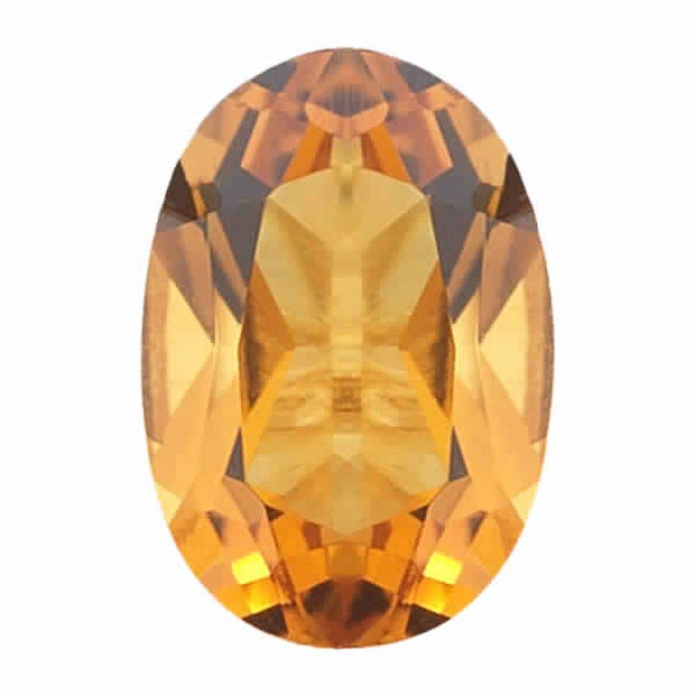 Instagem 3.20-3.75 Cts of 12x9 mm AA Oval Cut Citrine (1 pc) Loose Gemstone
