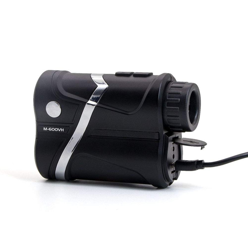 AIZYR Chercheur De Gamme De Golf, 600 Mètres Télescope Télémétrique Laser - Quatre en Un, Vitesse/Ranging/Hauteur/Angle (Erreur 0,5 Mètre), Noir