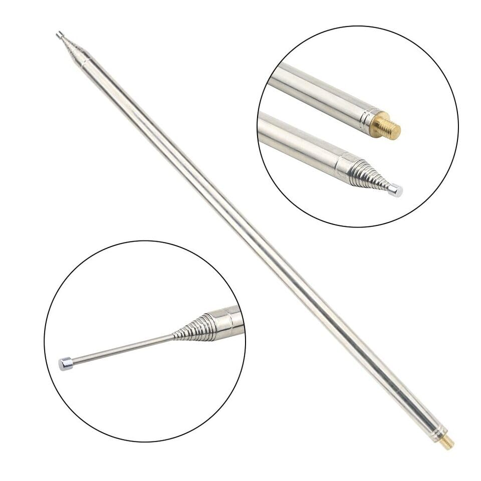 1pc 5.6M/18.4ft GP Telescopic Antenna Fit for Ham Radio Users, DIY Shortwave Antenna