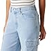 Levi Strauss Signature Gold Women's Easy Cargo Midi Skirt Mid-Rise Stretch Denim (Also Available in Plus), (New) Seafoam Light, 6
