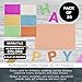 BigOtters 20 Sheets Glitter Cardstock, 10 Colors Premium Card stock Paper for Scrapbook and Craft Projects, Back to School Supplies, 8.5 x 11, 250GSM