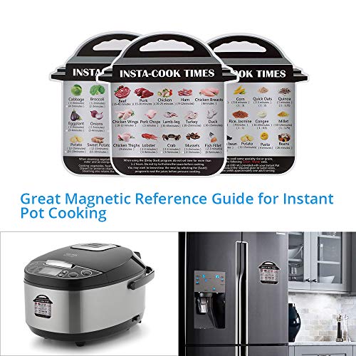 amorus Accessories for Instant Pot, Pressure Cooker Accessories Compatible with Instant Pot 5/6/8Qt - Steamer Basket, Springform Pan, Egg Bites Mold, Oven Mitts, Cheat Sheets, etc - Thumbnail 3