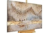 Das Acrylbild 'Tropfsteinhöhle' ist 120x80cm groß und ein handgemaltes und modernes Kunstwerk mit Motiv 'Abstrakt Beige Modern Deko'. Kein minderwertiger Druck - Sie spüren die kräftige Textur der Acrylfarben.