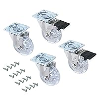 Algopix Similar Product 6 - Emuca 2036020 Pack of 4 Transparent