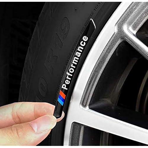 Aluminum Wheel Center Emblems Decoration Cover Trim Compatible with BMW ///M 1 2 3 4 5 6 Series X3 X4 X 5 X6 (F20 F21 F22 F23 F30 F31 F32 F33 F35 F36 F10 F11 F12 F13 F26 F15 F16)(Black)