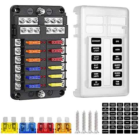 Deyooxi 12 Circuit Fuse Block Box Cover