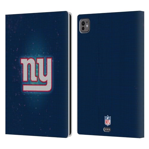 Coque iPad Pro 11 M4 New York Giants en cuir premium avec rabat de protection
