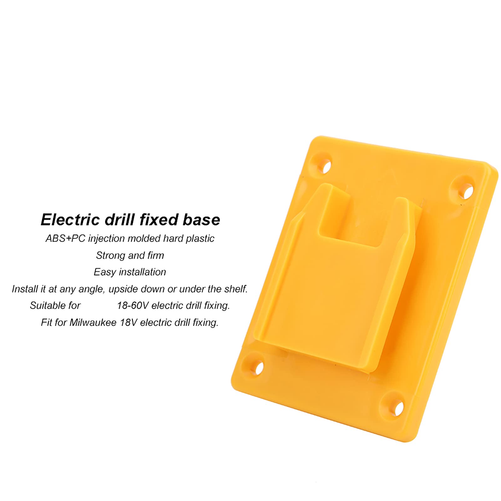 Fafeicy Base de Soporte de 2 Piezas, Base de Soporte de máquina de Herramientas eléctricas, Adecuado para M18 18V/DEWALT 20V(Amarillo)