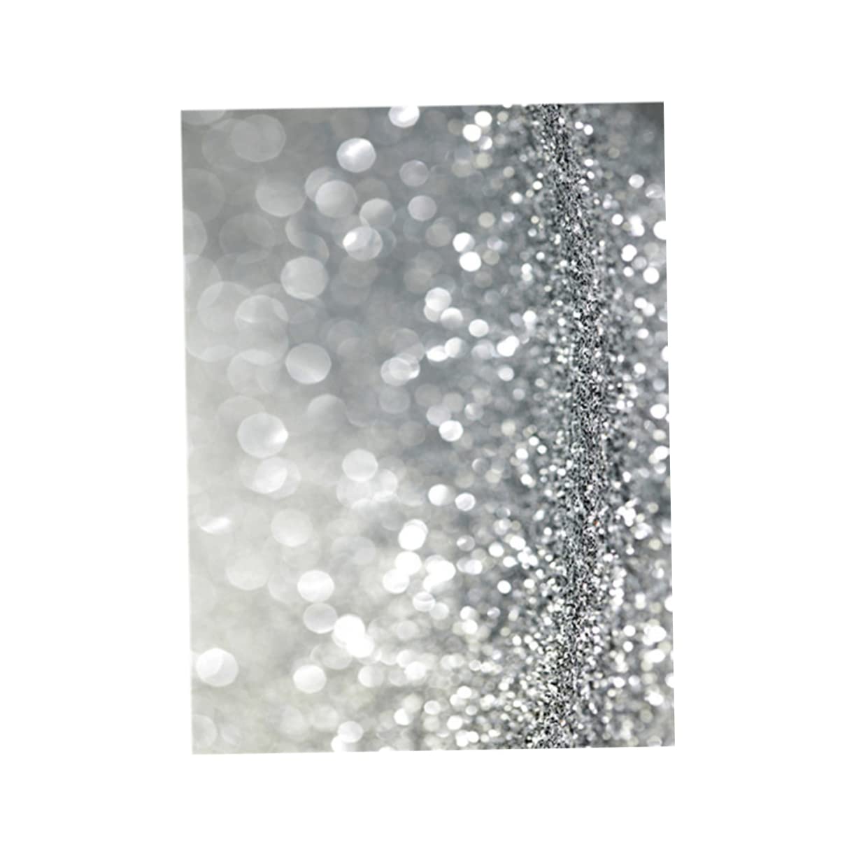 HOMSFOU 1pezzi Fotografia Fondale Decorativo Argento Per Eventi e Servizi Fotografici Per Amatori e Professionisti Resistente e Facile Da Utilizzare Per Feste e Riprese Video