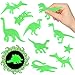 German-Trendseller® - 24 x Magische Dinosaurier ★ Nachtleuchtend ★ ┃ ★ NEU ★ ┃ ++ Kinderzimmer ++ ┃ Mitgebsel ┃ Kindergeburtstag ┃ Dinos ┃ 1 Pack / 24 Dinosaurier
