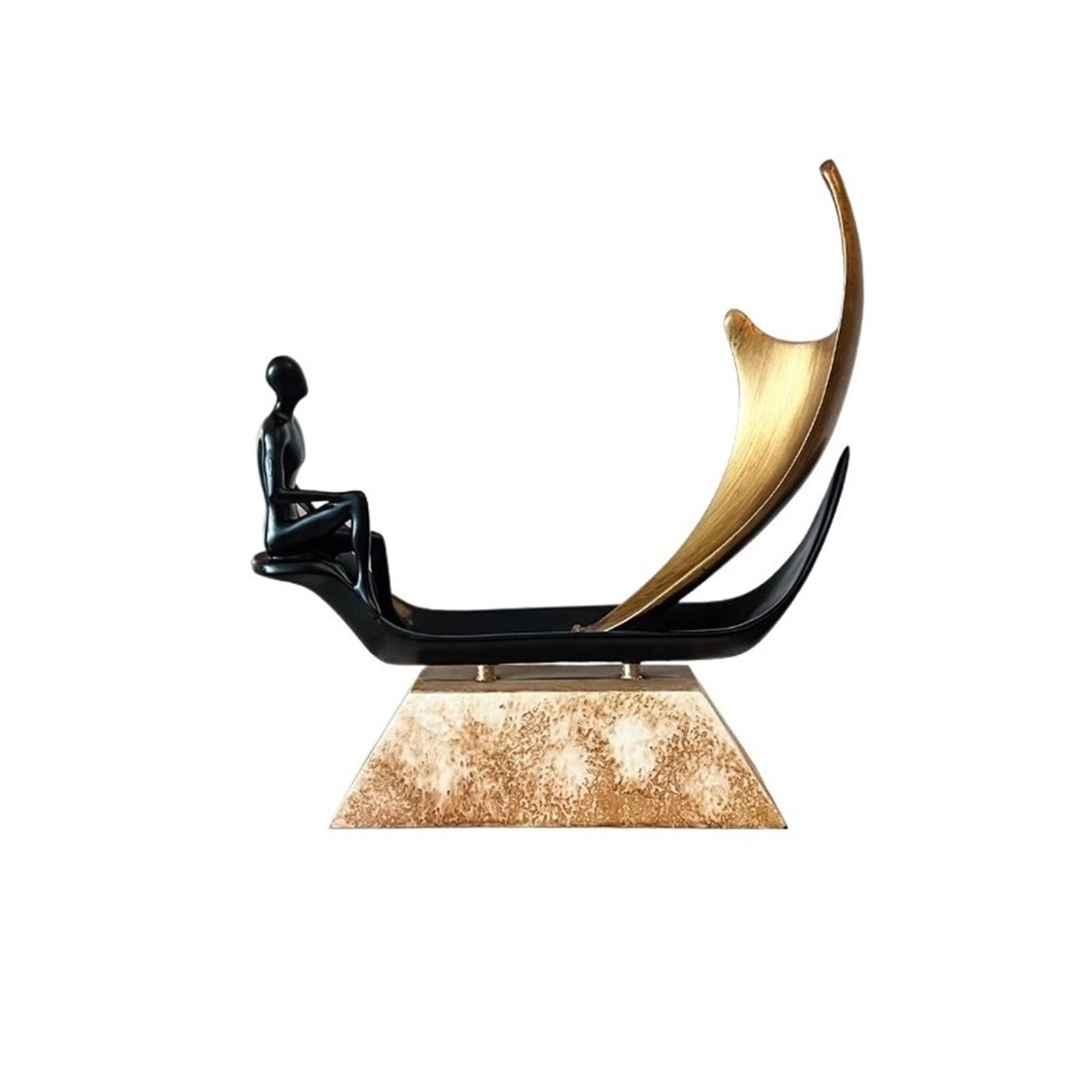 Ornamenti, Figurina di Barca a Vela Minimalista e Lussuosa Decorazione Creativa da Tavolo for Soggiorno Studio, Decorazione della Casa