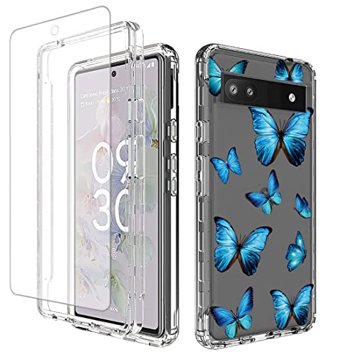 Coque silicone Google Pixel 6A transparente avec protection verre