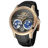 Diseño de marcación elegante: reloj con reloj automático de relojes mecánicos huecos ha sido cuidadosamente diseñado para soportar la prueba del tiempo.