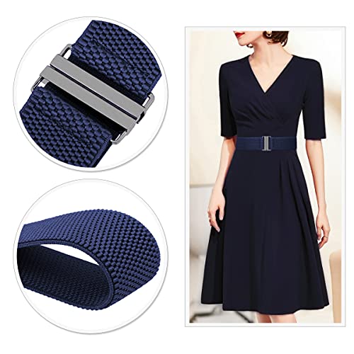 Sportmusies Elastic Stretch Invisible Waist Belt for Women Lady Dress Vintage Cinch Waistband Cummerband3