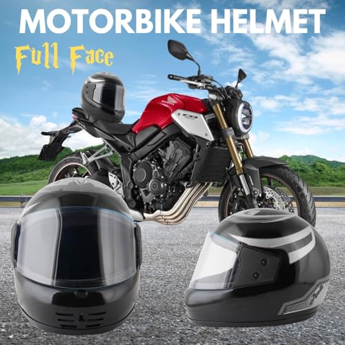Image of Sage Square Audi Kimi Full Face Helmet | ISI Certified | Clear Visor | Ultra Comfort Inner Padding Extra Comfort & Stylish