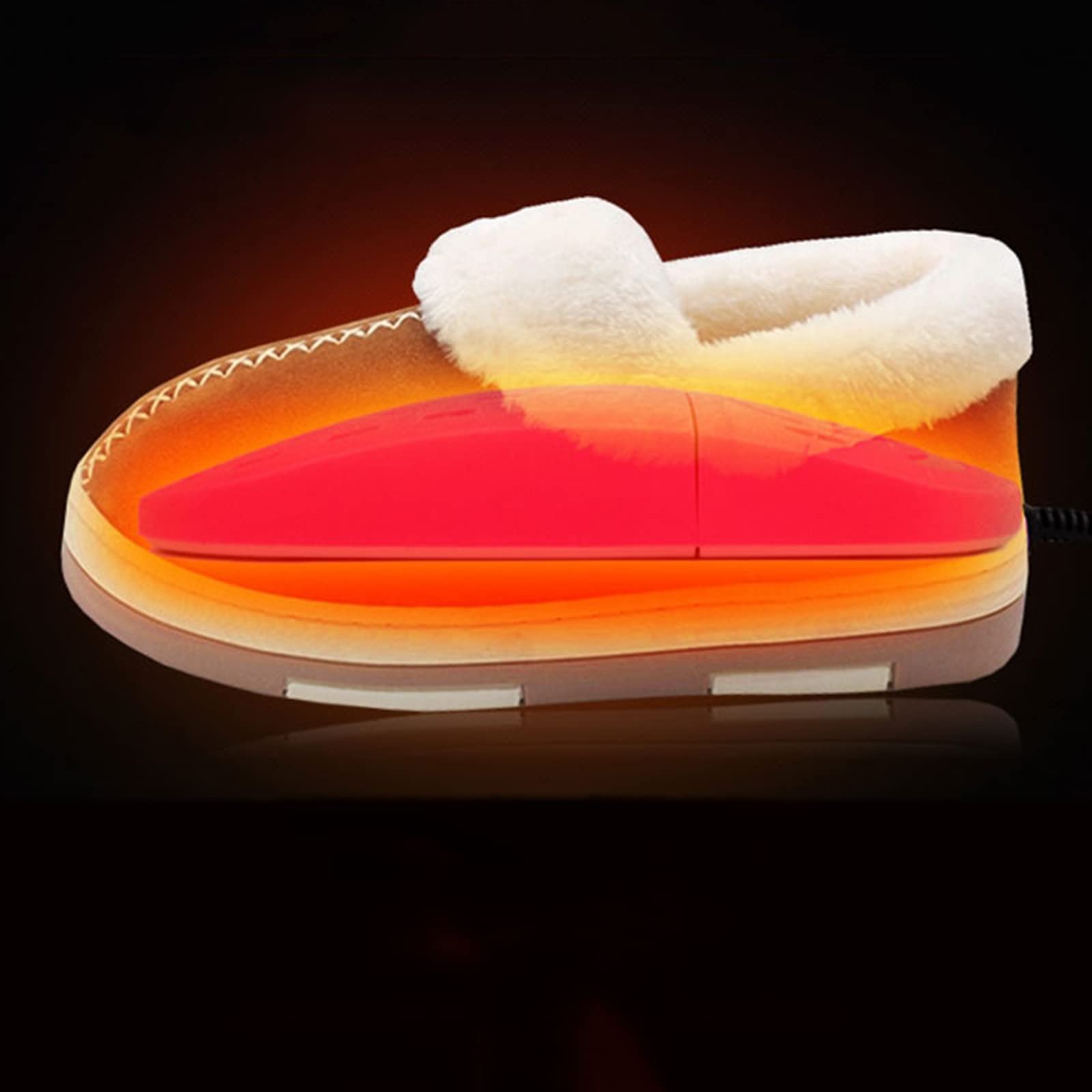 USB Ricarica Scarpe Asciugascarpe Asciugascarpe Retrattili Regolabili Scaldapiedi per Scarpe, Scarponi da Sci, Guanti, Calzini in Inverno/Giorni di Pioggia,Rosso