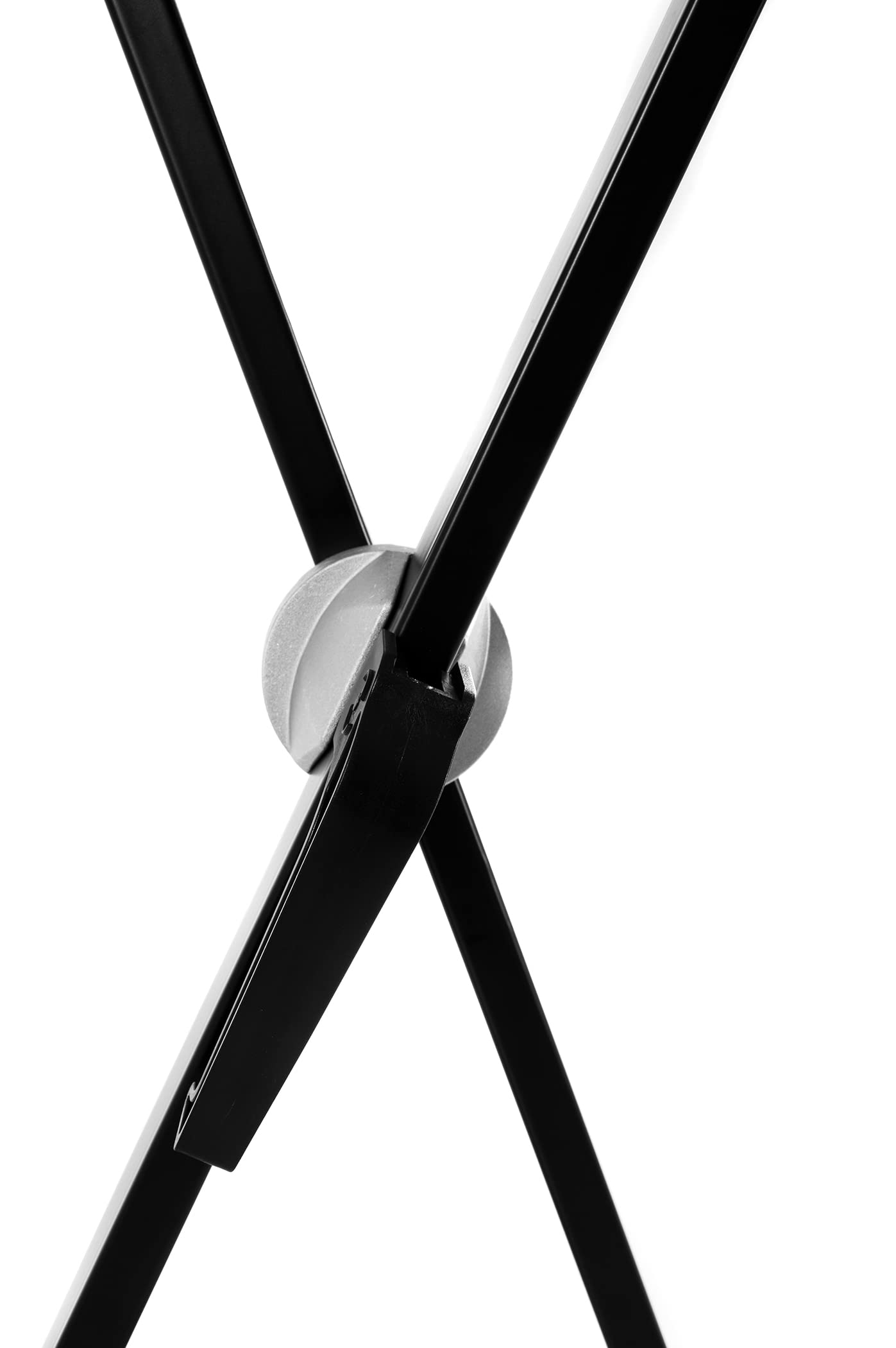 GEWA Supporto per Tastiera KS-40B - Easy Gear System - Singolo - Tubo d'acciaio - Pieghevole - Altezza 70-100 cm - Altezza e larghezza regolabili - Portata fino a 25 kg - Peso 3,2 kg - Nero