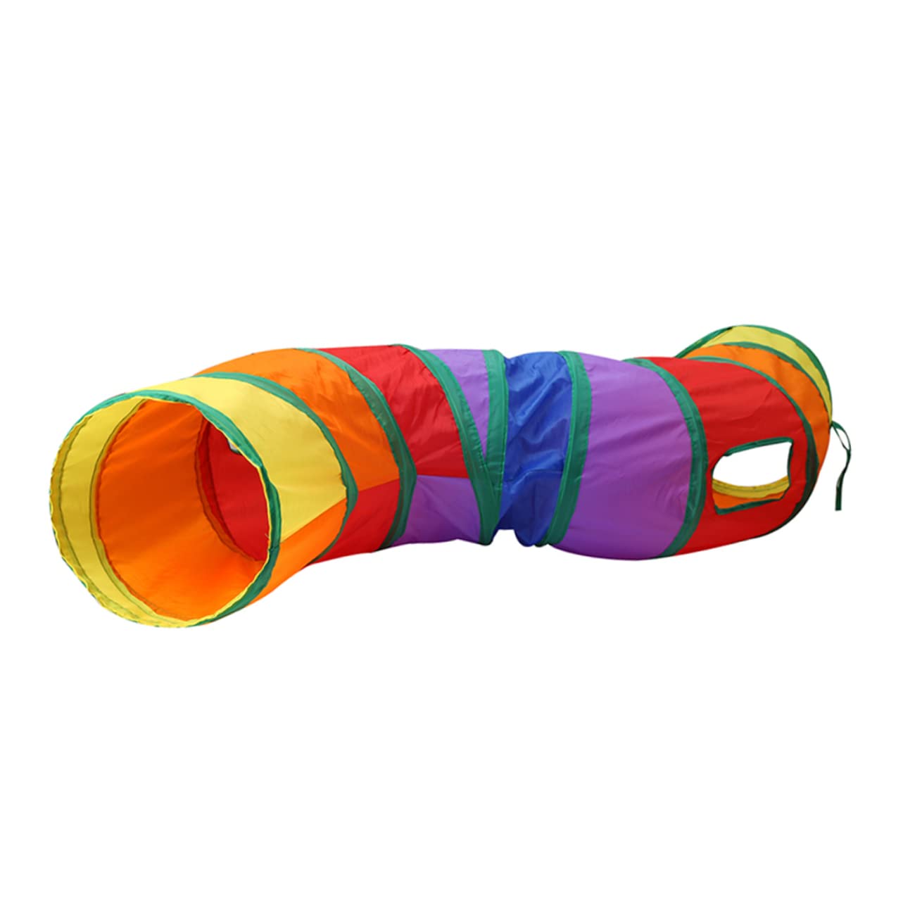 Yardwe 2stücke Rainbow Cat Tunnel Spielzeug Faltbarer Katzentunnel Bunten Farben Für Interaktives Für Katzen Und Kätzchen Leicht Und Platzsparend