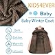 kids4ever Baby Mädchen Winterjacke Mantel Warm Winterjacke Plüsch Bärenohren Kapuzenjacke mit Taschen Rosa 2-3 Jahre